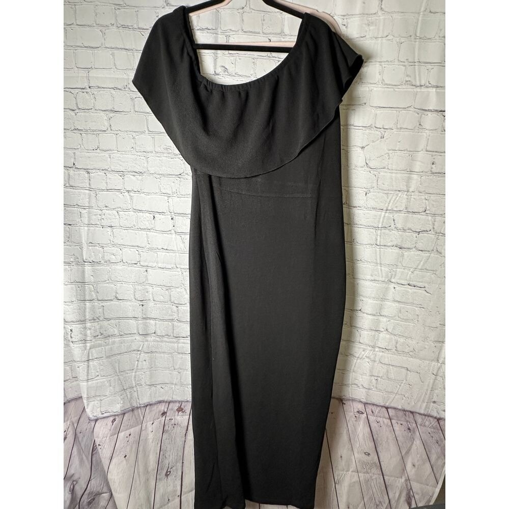 Shein Curve‎ Elegant Black Maxi Dress Evening Gown Plus Size 4XL  NEVER WORN